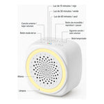 Maquina Cubo Ruido Blanco Con Luz Para Relajar Recargable Blanco