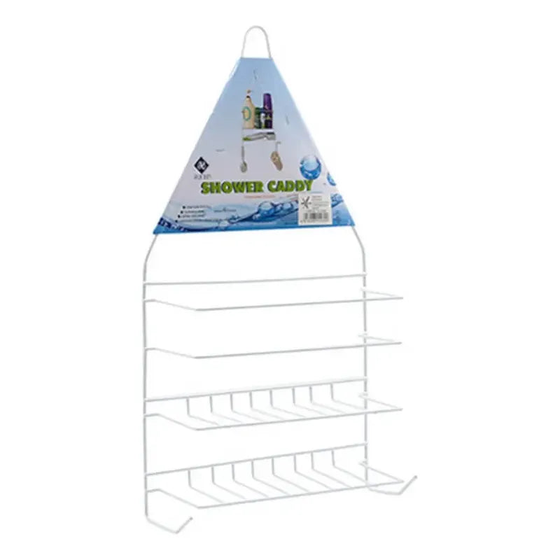 Organizador De Ducha 2 Niveles Colgador Para Ducha Blanco