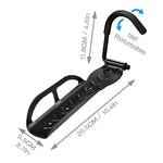Soporte Porta Bicicleta Para Muralla Colgador De Bicicleta Negro