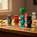 Set 6 Figuras Minecraft Figuras De Acción Para Armar 12 Accion