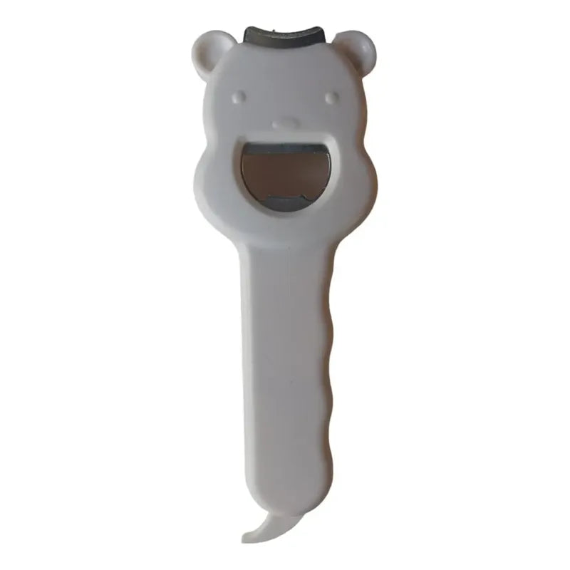 Abridor De Latas Destapador Frascos/botellas 4 En 1 Blanco