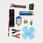 Kit Experimento Cientifico Luz Ventilador Circuito Elctrico
