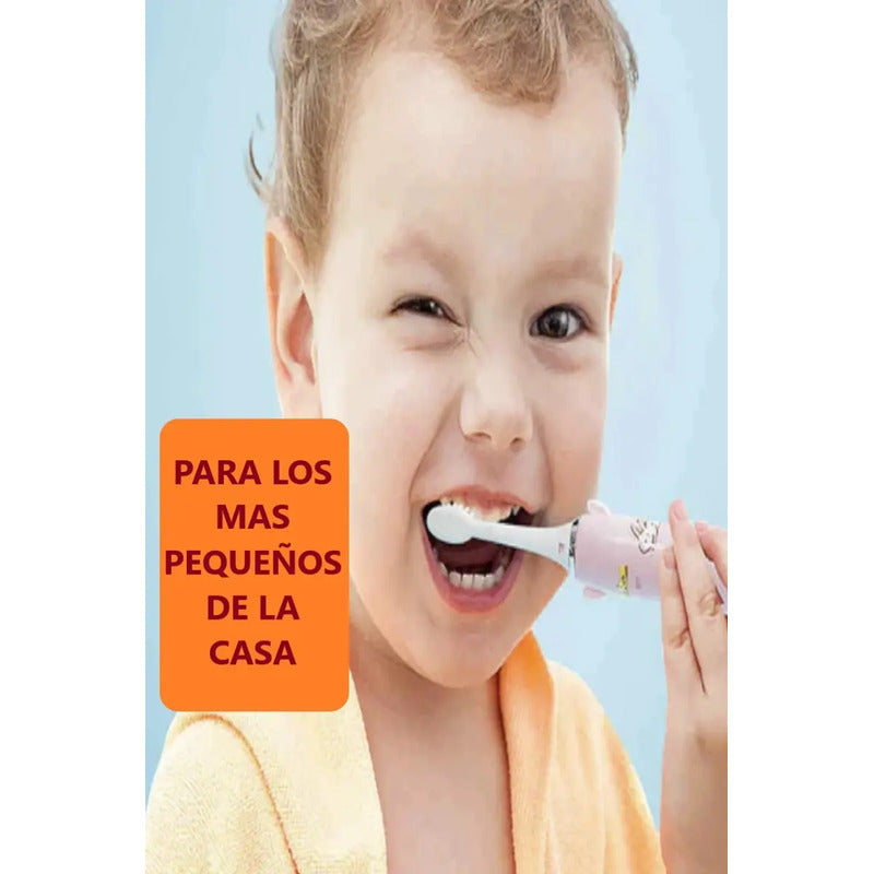 Cepillo De Dientes Para Niños Eléctrico A Bateria + Repuesto