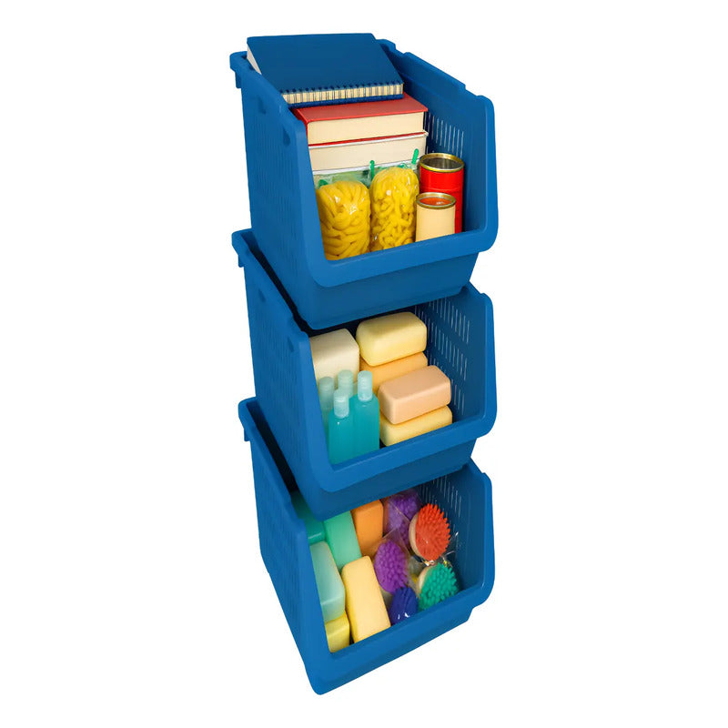 X20 Organizador Gaveta Multiuso Apilable Ventilado Kendy