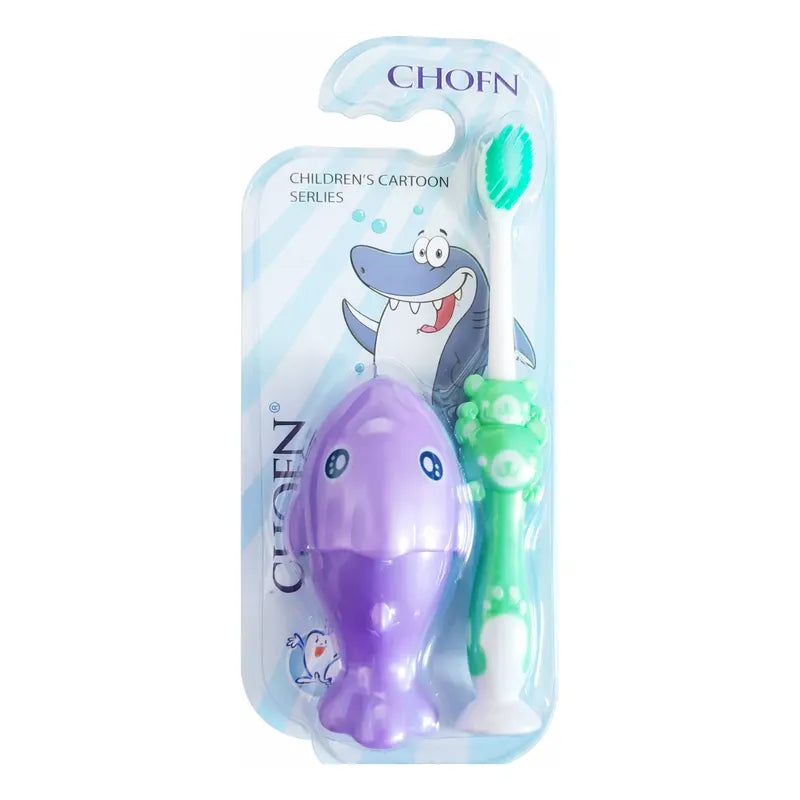 Cepillo Dental Para Pequeños Con Juguete Motivador Divertido Verde Claro