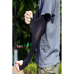 Set 2 Mangas De Brazos Protección Solar Rayos Deporte Uv Talla Única Negro