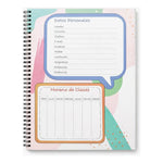 X8 Cuaderno Universitario 100 Hojas Espiral Doble 7mm Diseño Varios