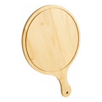Tabla Para Picoteo Snacks De Bambu Con Mango Pizzera