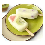 Molde De Helado Silicona Paleta X3 Con Tapa Color