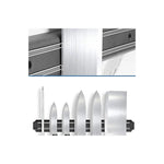 Barra Magnética Imán 38cm Cuchillos Utensilios Herramientas Negro