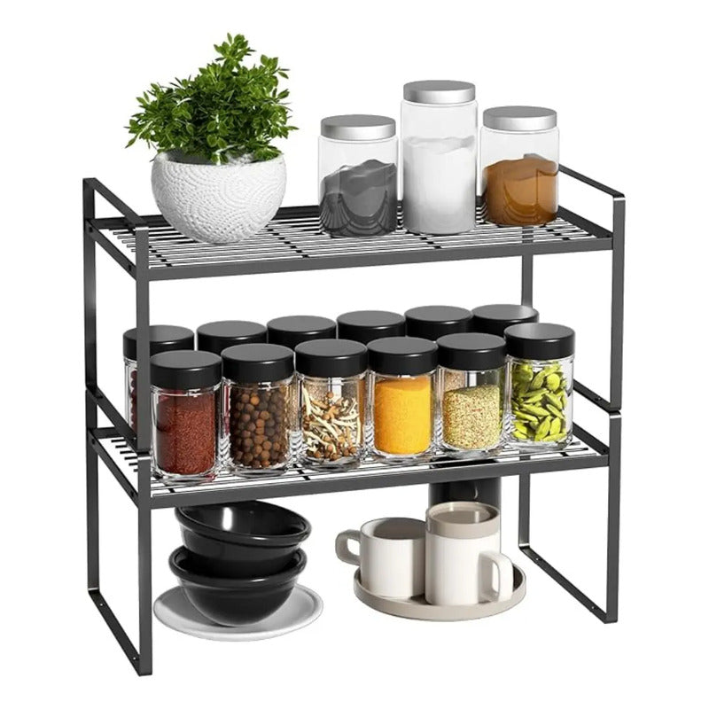 Organizador Repisa De Cocina Gabinetes Repisa Doble 34x21x38
