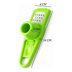 Mini Rallador De Ajo Jengibre Manual Triturador Verde Lima