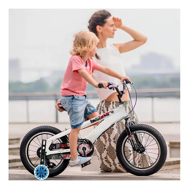 Rueda De Apoyo Para Bicicleta Altura Ajustable Colores Color Azul