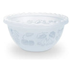 Recipiente De Ensalada Bowl Redondo Plastico Multiuso 3,5lts