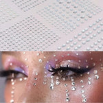Pegatinas Gemas, Autoadhesivas Joyas Para La Cara Temporales