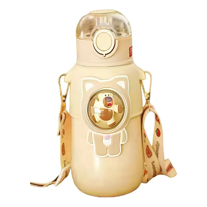 Botella De Agua Térmica Kawaii Para Agua Fría /caliente