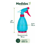Botella Spray Pulverizador Atomizador Rociador Plástico Turquesa/fucsia