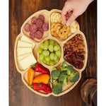 X2 Tabla  Para Servir Aperitivos Y Picoteo Bambú Picnic