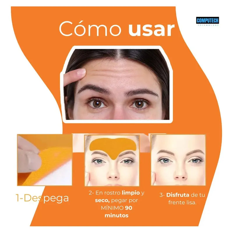 Parches Antiarrugas Para La Frente De Día Y Noche  Pack Con 10 Unidades Todo Tipo De Piel Día/noche