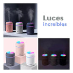 Difusor Aroma Luz Led 300 Ml Humificador Aceites En Aire Color Blanco