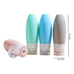 Botellas De Viaje De Silicona 4 Piezas Dispensadores Vacíos  Variados