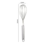 Mezclador Batidor Manual De Huevo Metal De Acero Inoxidable