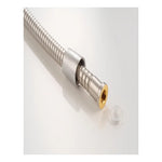 Manguera Ducha Flexible Extensible Cromada Acero Inoxidable Plateado Cromado