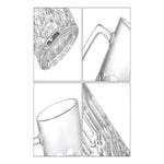 Set De 2 Vasos De Vidrio Cervecero Vaso Shopero De 500 Ml Transparente