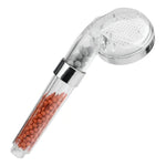 Ducha Spa Purificadora De Agua Con Cabezal Transparente Y 2 Niveles De Presión Brillante