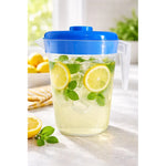 X2 Jarro 2 Litros Plastico Con Tapa Jarra Para Jugo Agua Surtidos