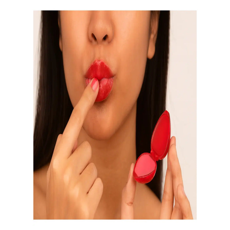 Pack6 Brillo Labial Frutilla Balsamo Labios Color Transparen Transparente