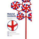 Remolino Decorativo Bandera Chile Para Fiestas Patrias Flor