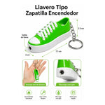Encendedor Llavero Forma De Zapatilla Recargable Portátil Rojo
