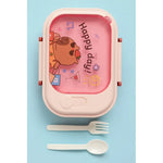 Lonchera Taper Hérmetico  + Cubiertos Infantil Capibara