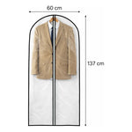 Funda Transparente Proteccion Para Ropa Terno Traje 60x137cm Transparente