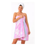 Toalla Microfibra Love Secado Rapido Grande Rosa 70 X 140 Cm