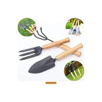 Set Herramientas Jardineria Pala Rastrillo Tridente