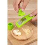 Mini Rallador De Ajo Jengibre Manual Triturador Verde Lima