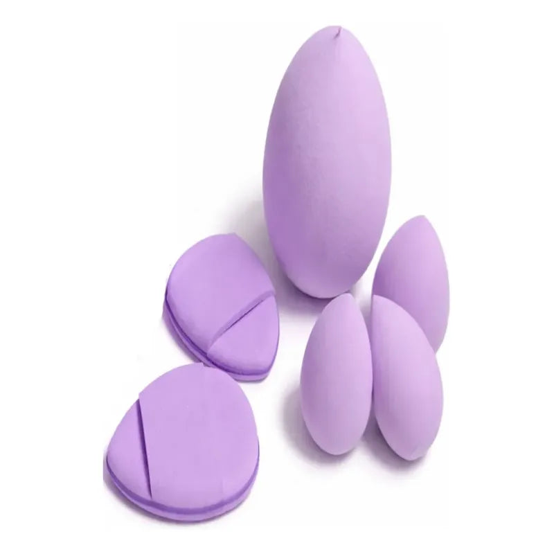 6 Mini Esponjas Para Maquillaje Precision Base Corrector