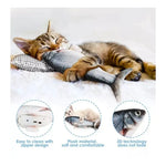 Pez Eléctrico Juguete Para Gato Intercativo Con Catnip Y