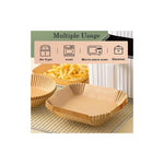 Papel Desechable Antiadherente Para Freidora De Aire X100