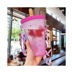 Botella De Agua En Forma  De Sandia 320ml Kawaii /coloridos