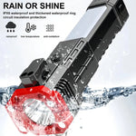 Linterna Táctica 4en1 Emergencia Martillo Seguridad Usb Linterna Rojo Luz Blanco