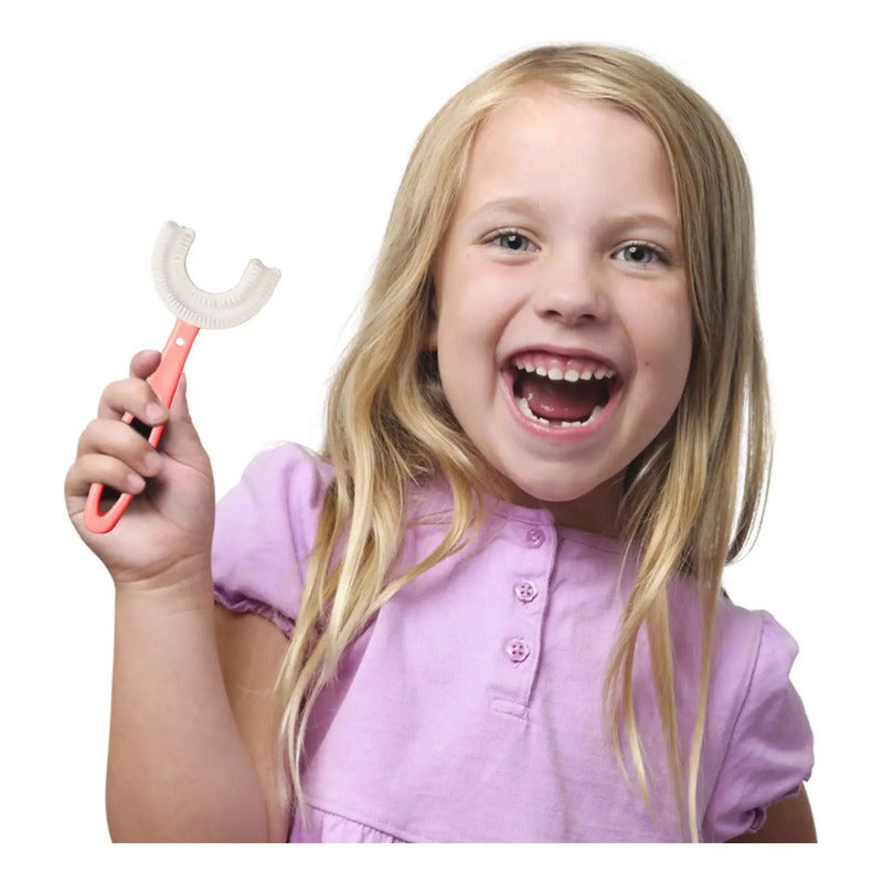 Cepillo De Dientes De Silicona Niños 7-12 Años En Forma U