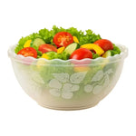 Ensaladera Bowl Redondo Plastico Recipiente Multiuso 1,9lts Transparente