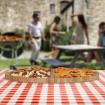 Tabla  Para Servir Aperitivos Y Picoteo Bambú Picnic