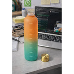 Botella Para Agua De 1 Litro Motivacional Deportiva Colorida Colorida