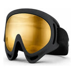 Antiparra De Nieve Lentes Para Ski Y Snowboard Gafas Esquiar Negro Amarillo