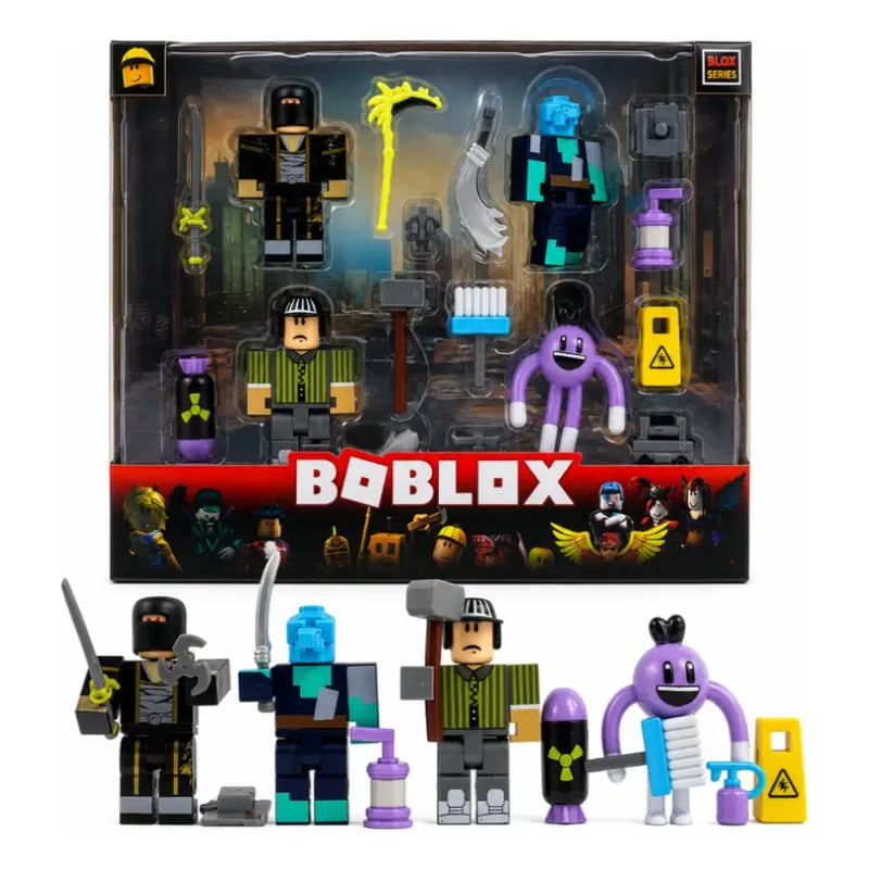 Set 4 Figura De Acción Roblox Genérico Juguete Accesorios