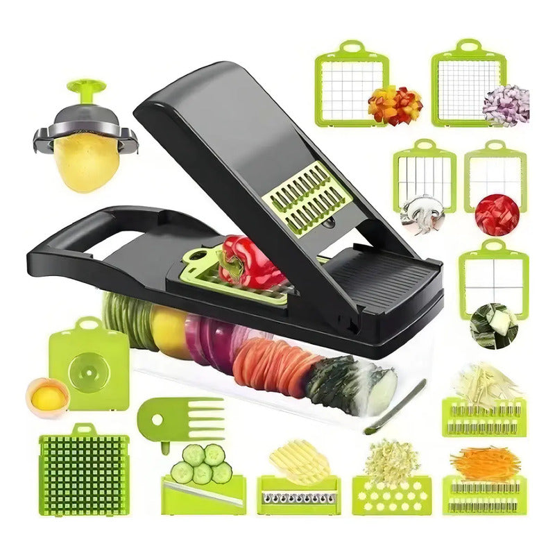 Picador Manual De Verduras Fruta Rallador Cortador Rebanador Verde
